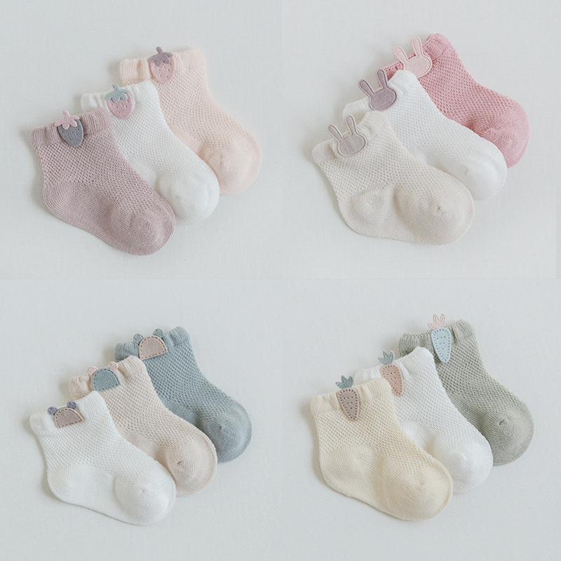 Toddler Sock Set - 3 Paare/los Mesh Infant Baby Socken