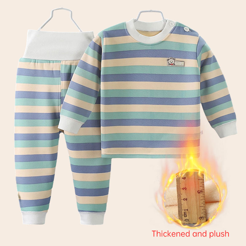Baby Q Clothing - Verdicken Warme Plüsch Kinder Sets Kinder