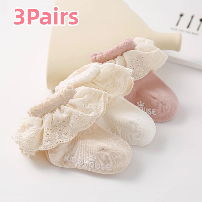 Toddler Sock Set - 3 Paar/Set 0-3 Jahre Babysocken für