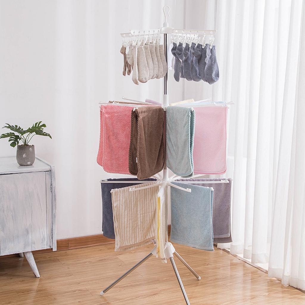 3-stufiger faltbarer Wäschestä – Baby Clothing Rack Bewertung und Preis