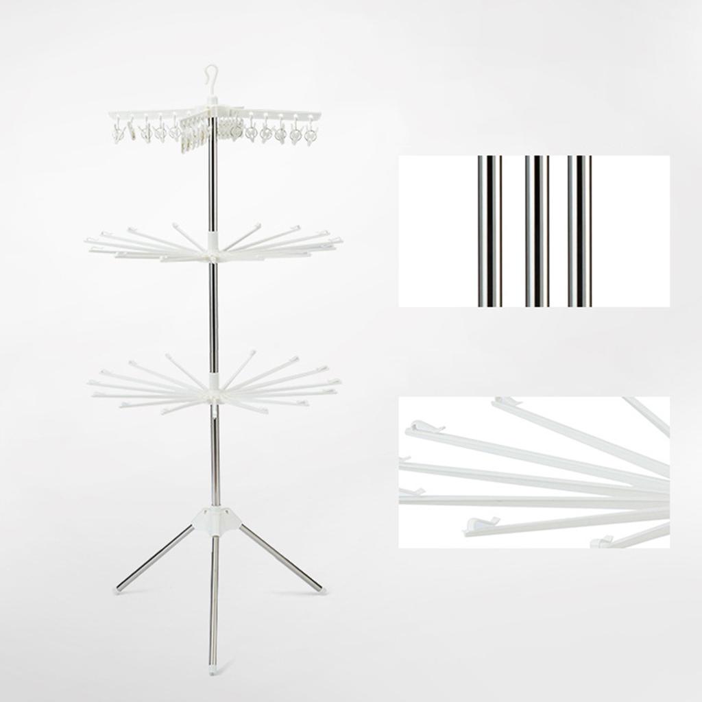 3-stufiger faltbarer Wäschestä – Baby Clothing Rack Bewertung und Preis