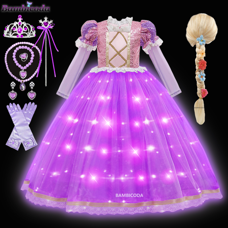 Prinzessin Rapunzel LED-Leucht – Baby Q Clothing Bewertung und Preis