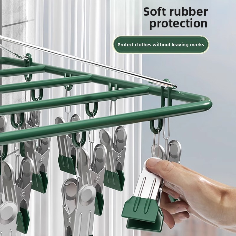Edelstahl-Mehrfachklemmen-Wäsc – Baby Clothing Rack Bewertung und Preis