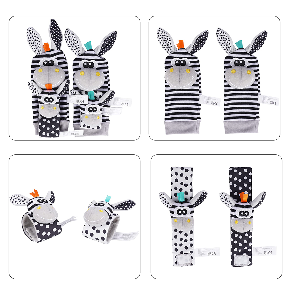 4 TEILE/SATZ Baby Rassel Spiel – Toddler Sock Set Bewertung und Preis
