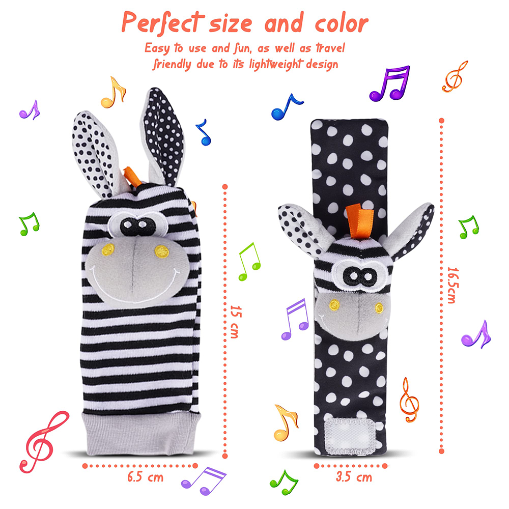 4 TEILE/SATZ Baby Rassel Spiel – Toddler Sock Set Bewertung und Preis