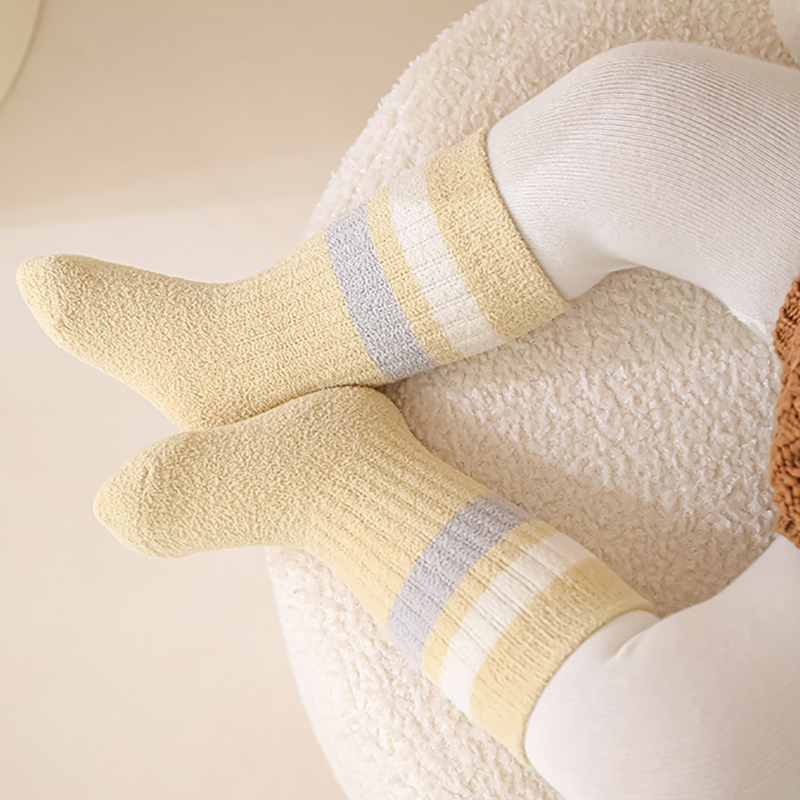 3 Paare/satz Winter Neue Koral – Toddler Sock Set Bewertung und Preis