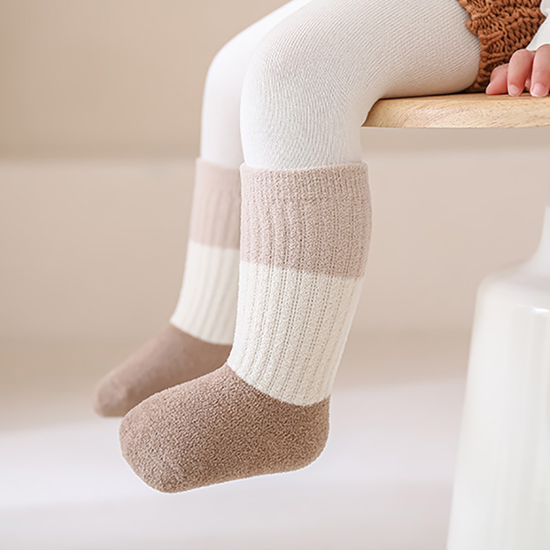 3 Paare/satz Winter Neue Koral – Toddler Sock Set Bewertung und Preis