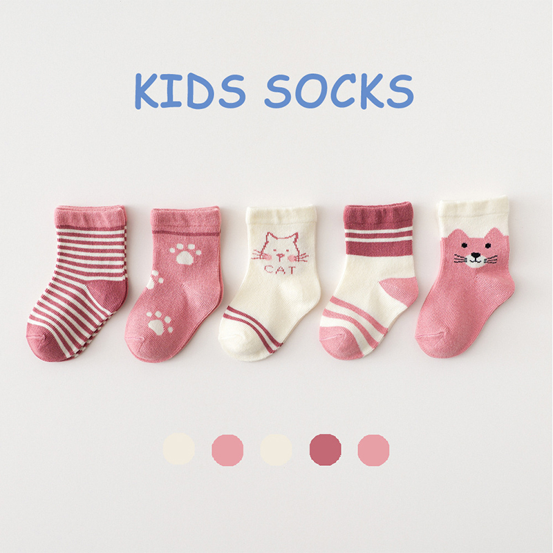 5 paare/satz Cartoon Baby Mädc – Toddler Sock Set Bewertung und Preis