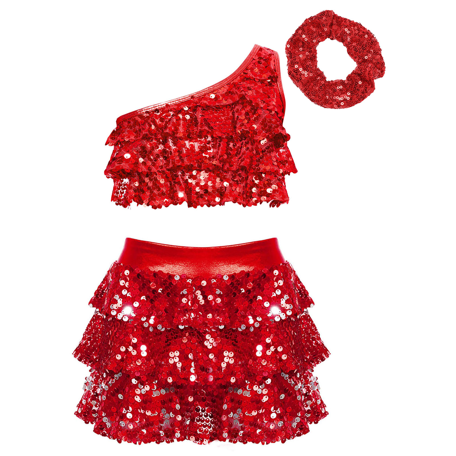 Kinder Mädchen Glänzende Paill – Baby Q Clothing Bewertung und Preis