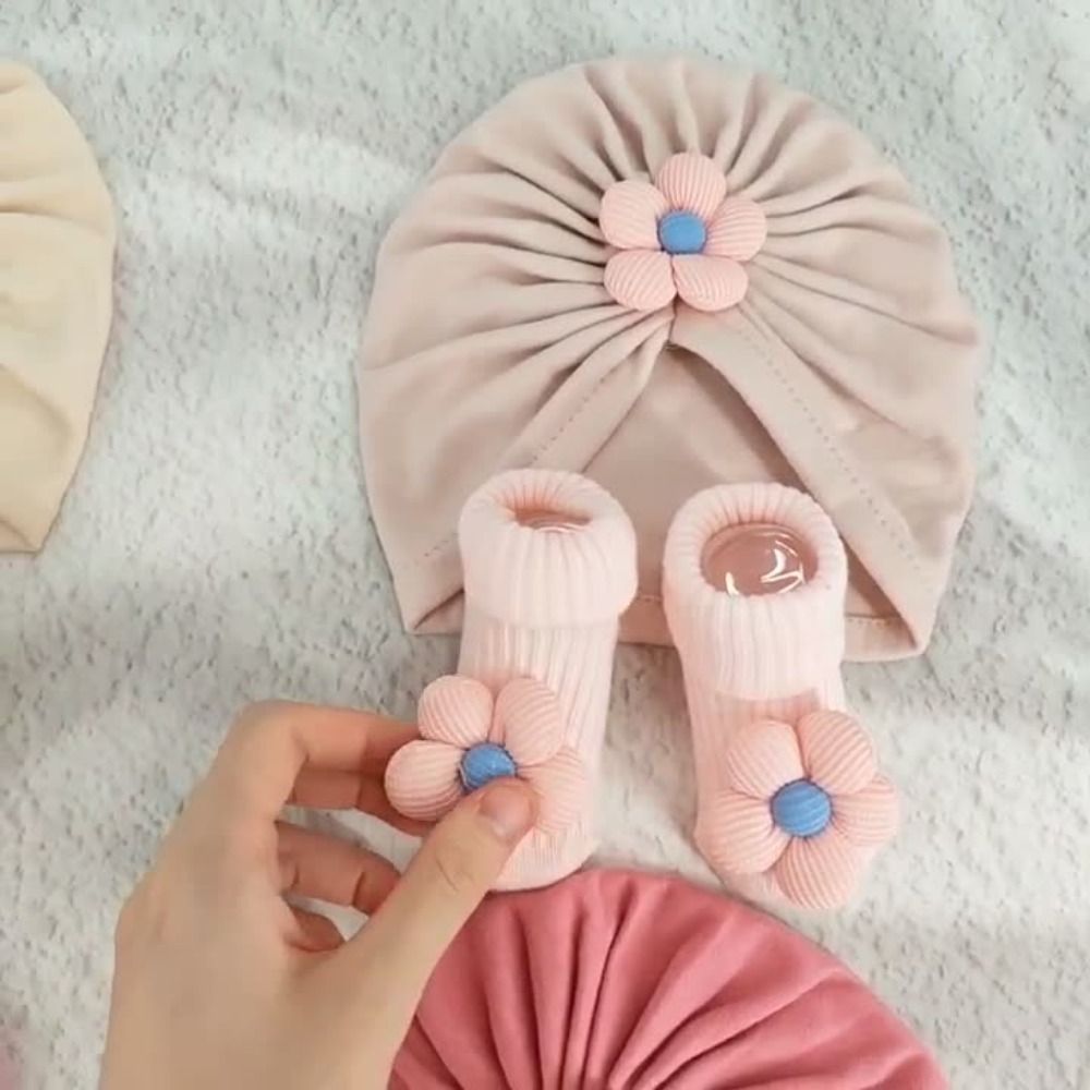 Süßes Großblumen-Baby-Mützen-S – Toddler Sock Set Bewertung und Preis